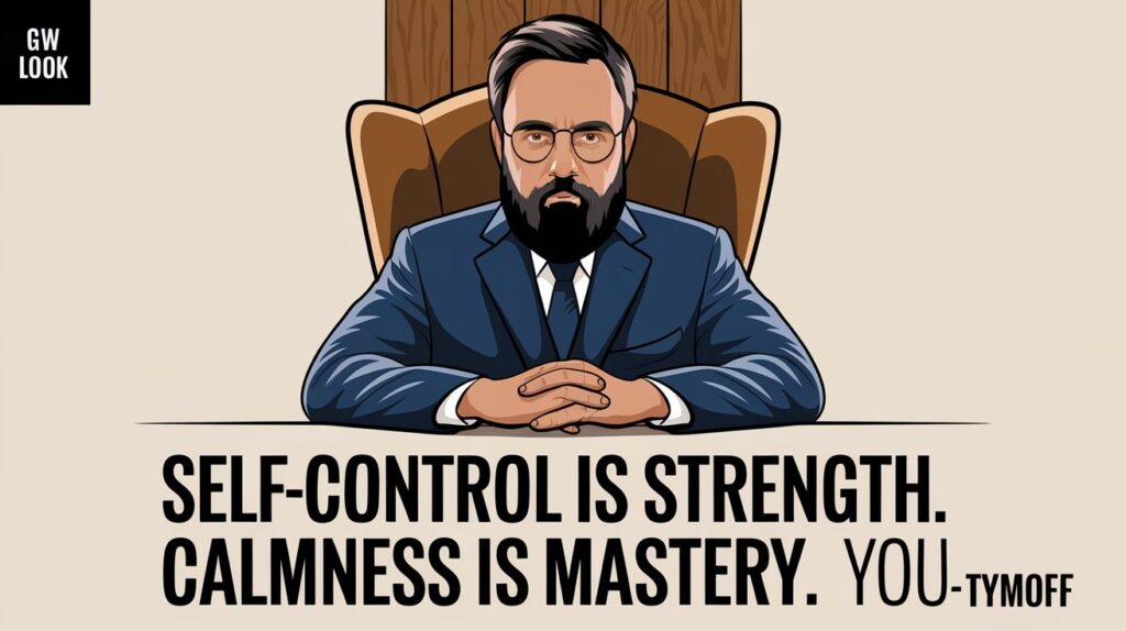 Self-Control is Strength. Calmness is Mastery. You – Tymoff