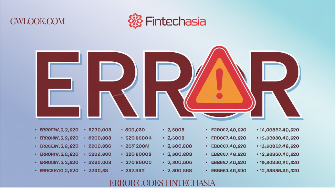 Error Codes Fintechasia